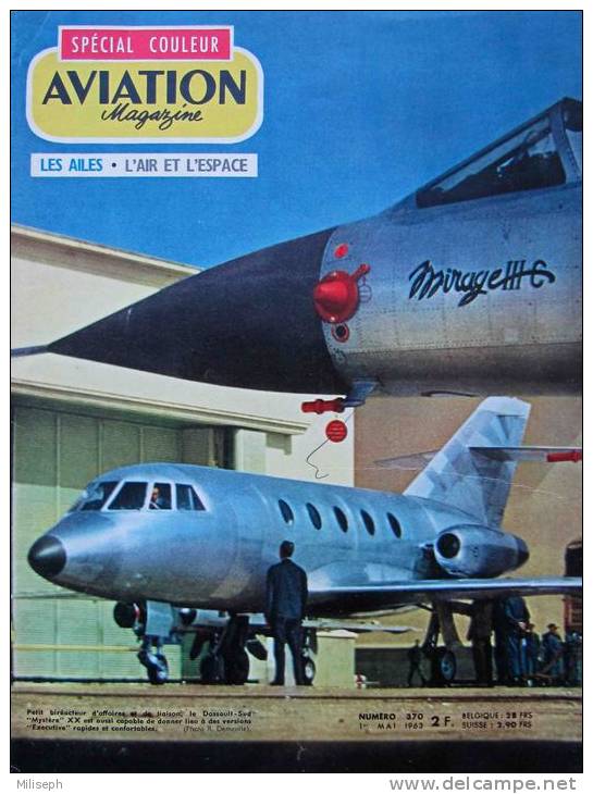 AVIATION MAGAZINE - Les Ailes - L´Air Et L´Espace - N° 370 - 1/05/1963 - CESSNA  - DASSAULT SUD "MYSTERE"    (3133) - Aviation