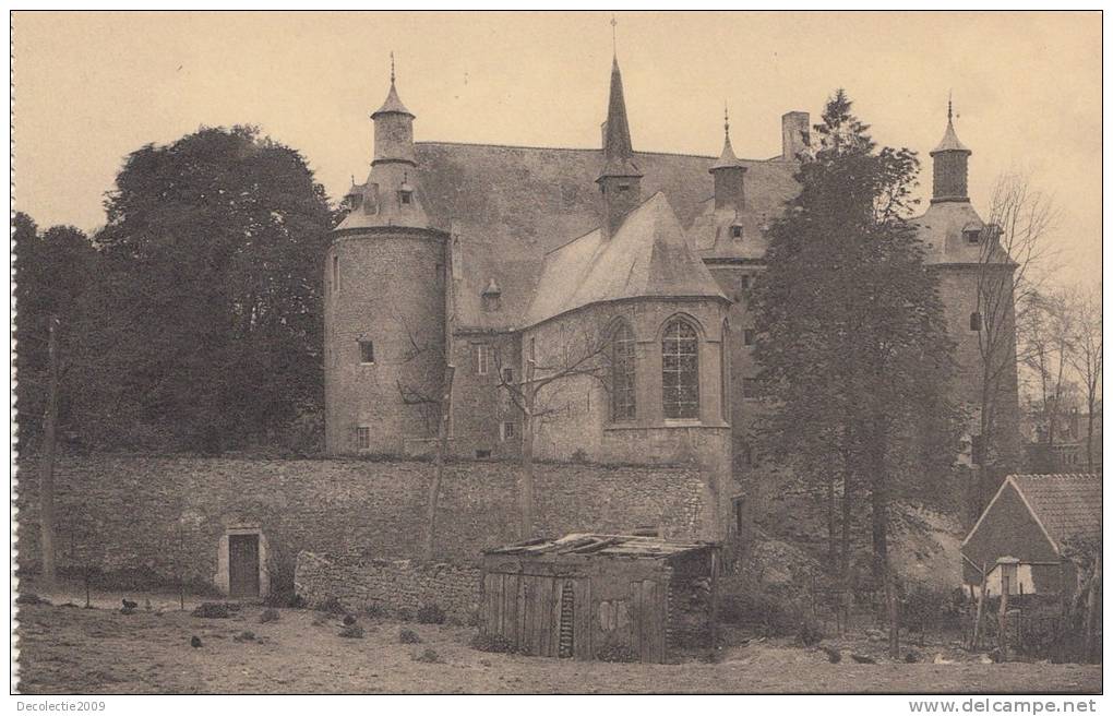 BR55851 Le Chateau Et La Chapelle Vus Du Berceau  Vieux Chateau D Ecaussines Lalaing    2 Scans - Ecaussinnes