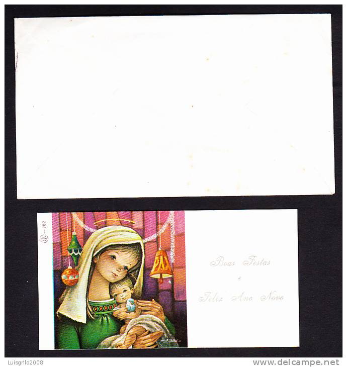 Com Postal Boas Festas - 16. 12. 1968 - 2 SCANS - Cartas & Documentos