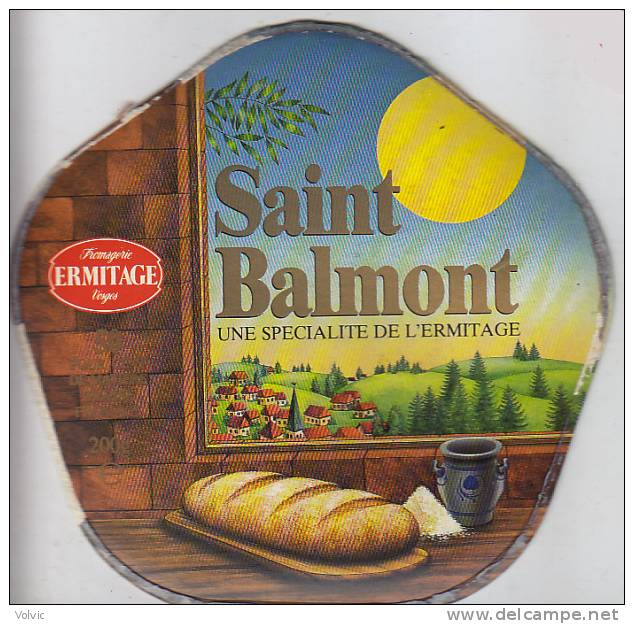 - Etiquette Fromage Saint Balmont - 50%  - 200 G  - Fabriqué En Vosges - - Formaggio