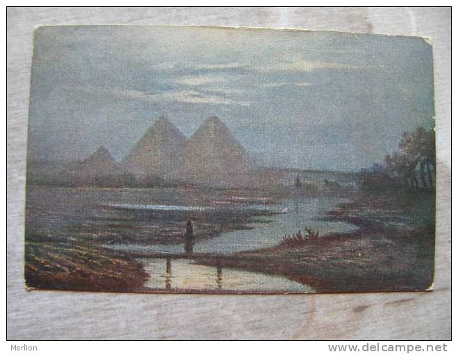 Egypt Egypte   Pyramids - Stamp Alexandria     D99986 - Pyramides