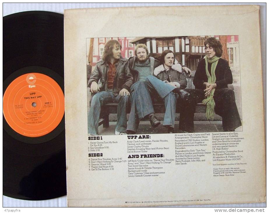 THIS WAY UPP LP 34177 U.S.A Année 1976 Never Gonna Turn My Disque EX - Nueva Era (New Age)