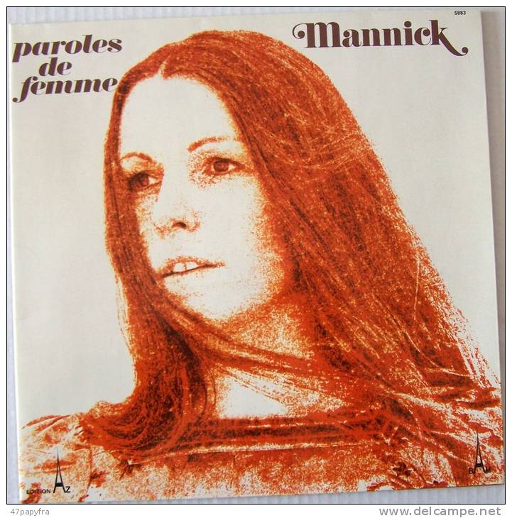 Marie ANNICK RETIF MANNICK  LP Paroles De Femme M / MINT Parfait état - New Age