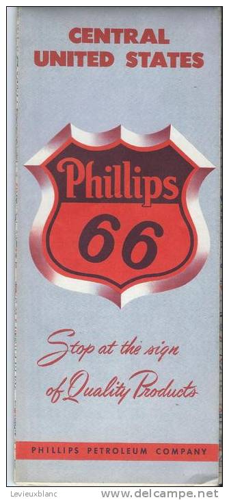 USA/Central United States/ Phillips Petroleum Company/ Phillips 66/1952      PGC16 - Wegenkaarten