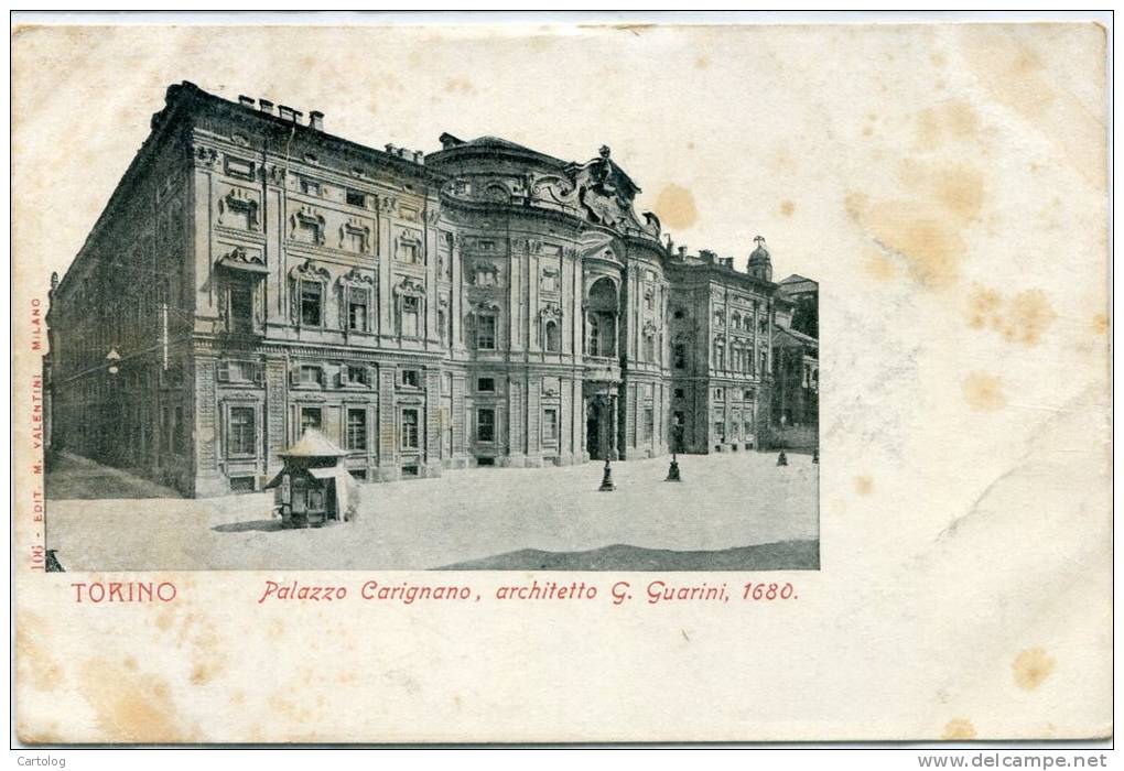 Torino – Palazzo Carignano – Architetto G. Guarini 1680 - Palazzo Carignano