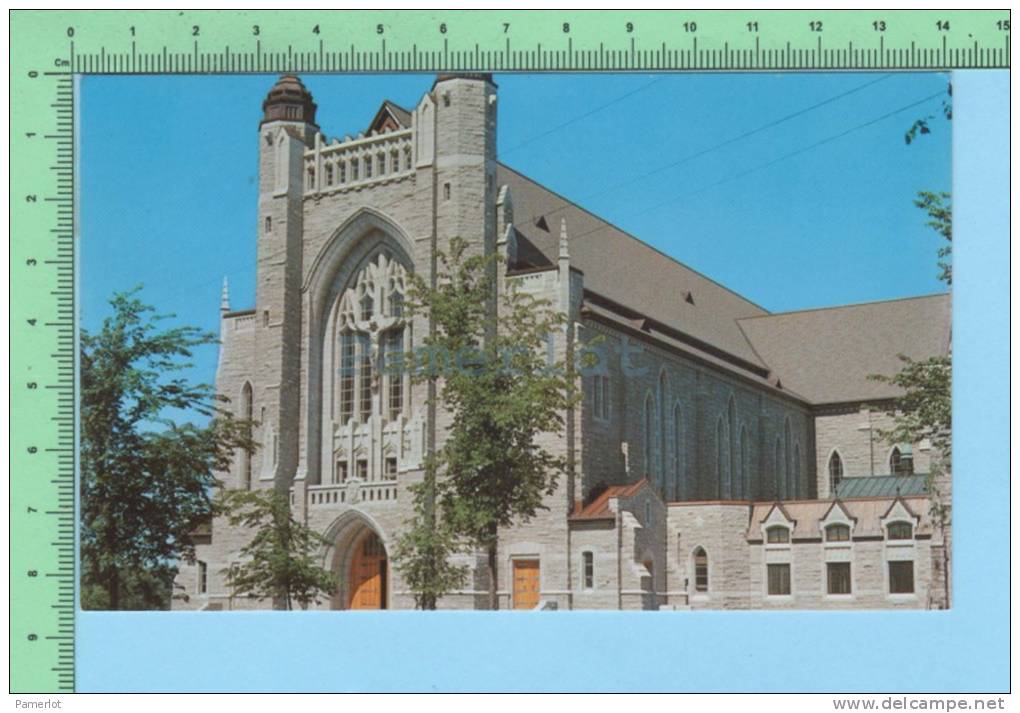Sherbrooke Quebec ( Cathedrale Saint Michel Sherbrooke )Post Card Carte Postale 2scan - Sherbrooke