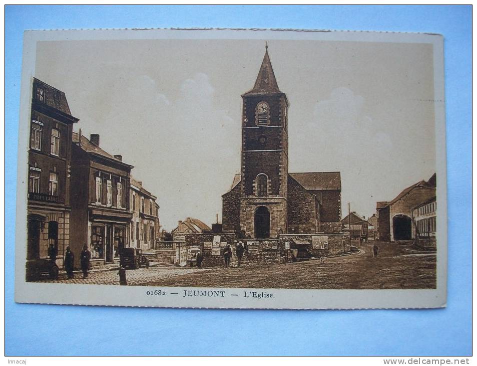 Ma Réf: 70-9-5.            JEUMONT        L'Eglise   ( Teinte Bistre ). - Jeumont