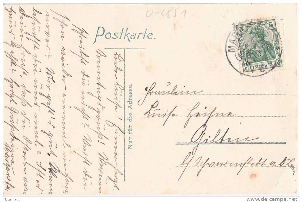 Marnitz Bei Parchim Pastorat Belebt Wasserpumpe 4.10.1909 Gelaufen - Parchim