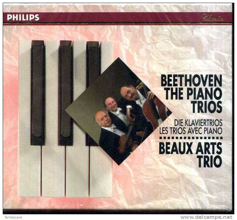 X BEETHOVEN THE PIANO TRIOS BEAUX ARTS TRIO 5 CD PHILIPS IN COFANETTO - Classica
