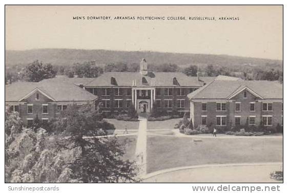 Arkansas Russellville Mens Dormitory Arkansas Polytechnic College Albertype - Autres & Non Classés