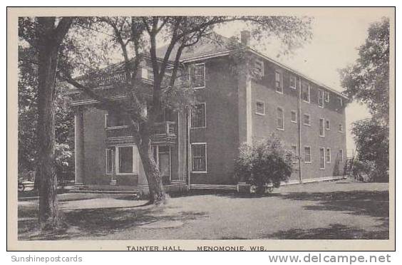 Wisconsin Menomonie Tainter Hall Albertype - Other & Unclassified