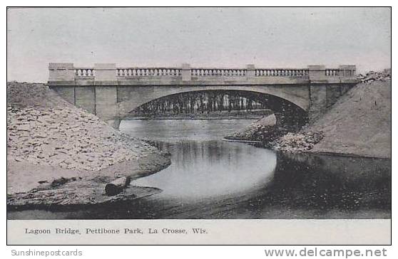 Wisconsin La Crosse Lagoon Bridge Pettibone Park - Andere & Zonder Classificatie