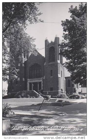 Wisconsin Monroe St Johns Church Evangelical And Reformed - Sonstige & Ohne Zuordnung