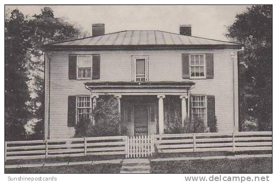 West Virginia Union Boyhood Home Of Col. Andrew S Rowan Albertype - Morgantown