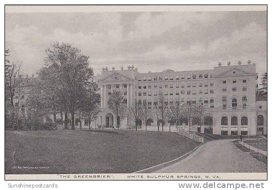 West Virginia White Sulphur Springs The Greenbrier Hotel Albertype - Andere & Zonder Classificatie