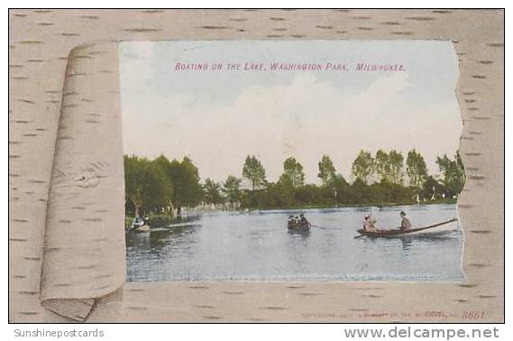 Wisconsin Milwaukee Washington Park Boating On The Lake - Milwaukee