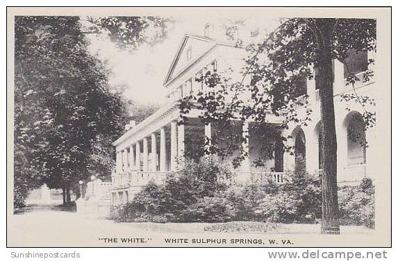 West Virginia White Sulphur Springs The White Albertype - Morgantown