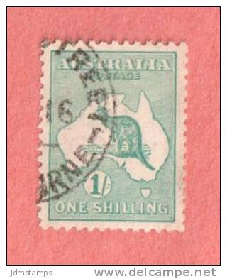 AUS SC #42  1915 Kangaroo And Map   Nicely Centered, CV $35.00 - Gebraucht