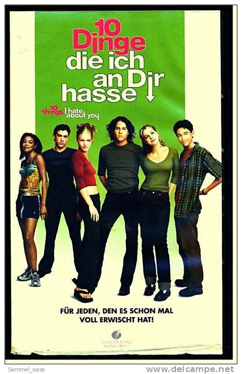 VHS Video  -  10 Dinge, Die Ich An Dir Hasse  -  Mit Heath Ledger , Julia Stiles , Gil Junger (Regisseur) - Sonstige & Ohne Zuordnung