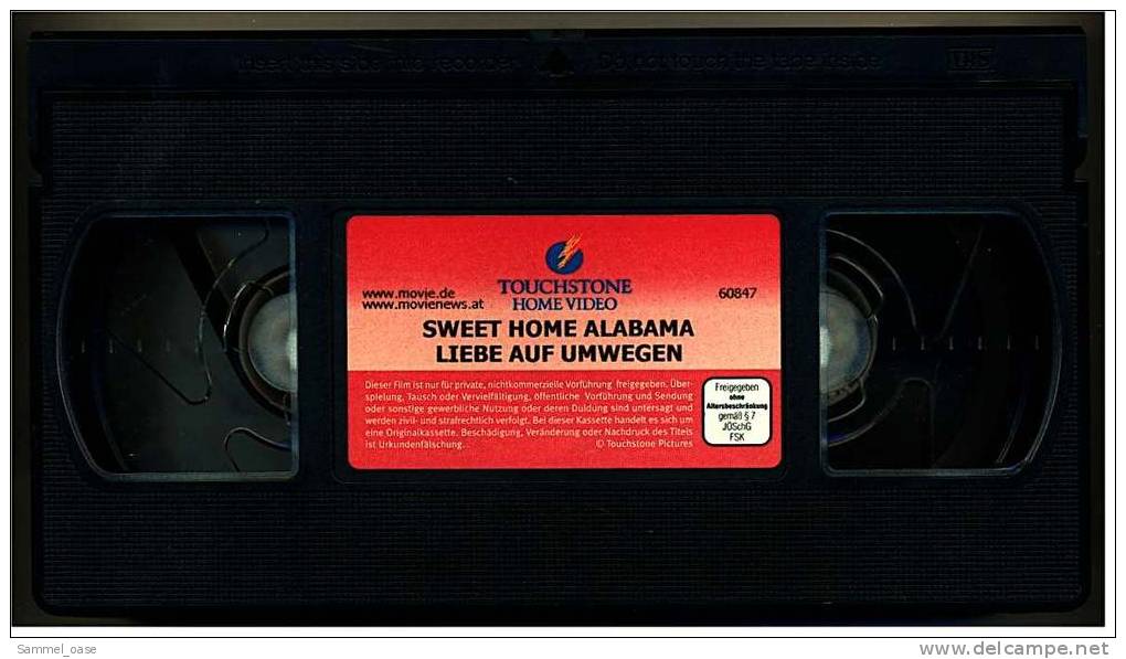 VHS Video  Komödie  -  Sweet Home Alabama - Liebe Auf Umwegen  -  Mit Reese Witherspoon Und Patrick Dempsey - Otros & Sin Clasificación