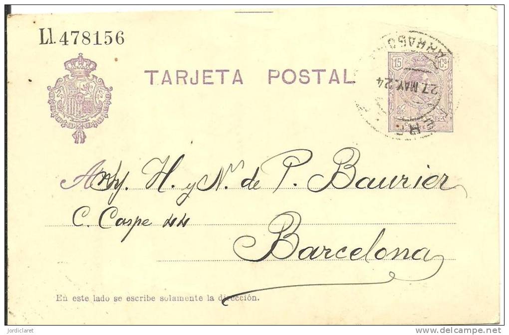 E.POSTAL COMERCIAL PERELLO - 1850-1931