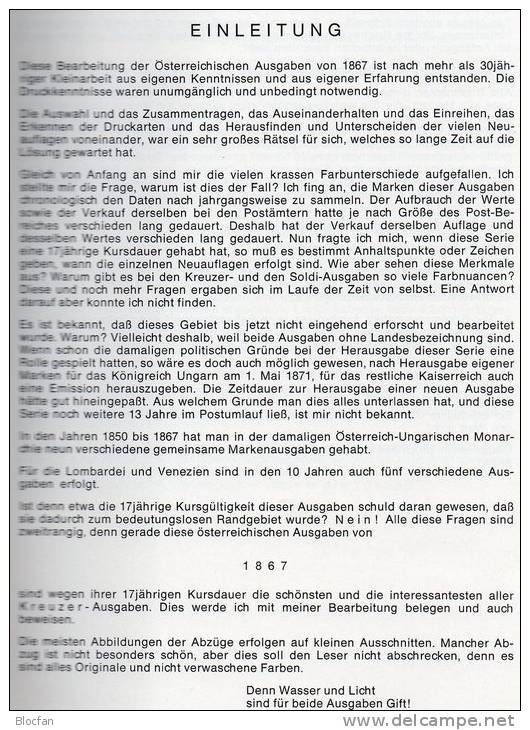 Serie Von 1867 Österreich Im Handbuch Neu 180€ Klassiker Freimarke Kreuzer Und Soldi-Ausgaben Catalogue Stamp Of Austria - Raretés