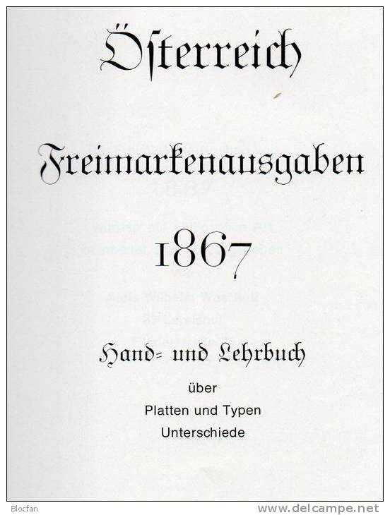 1.Serie Österreich In The Handbook 1867 New 180€ Classicer Stamps Kreuzer And Soldi-Edition Catalogue Stamp Of Austria - Ed. Originali