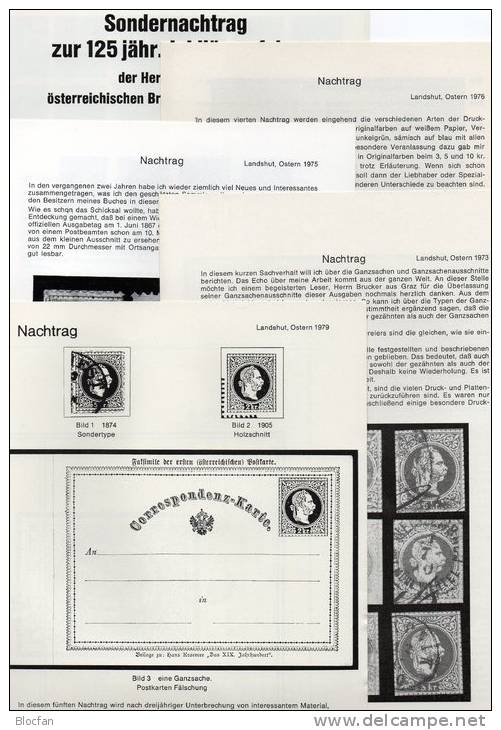1.Serie Österreich in the Handbook 1867 new 180€ Classicer stamps Kreuzer and Soldi-Edition catalogue stamp of Austria