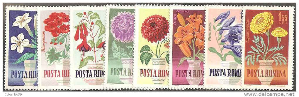 Romania 1964 Nuovo** - Mi.2214/21  Yv.1993/2000 - Unused Stamps