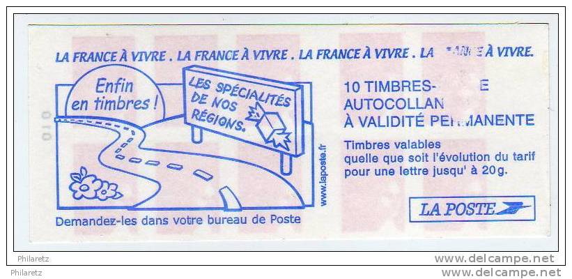 France Carnet N° 3419 C9 - Impression Défectueuse De La Couverture - Autres & Non Classés