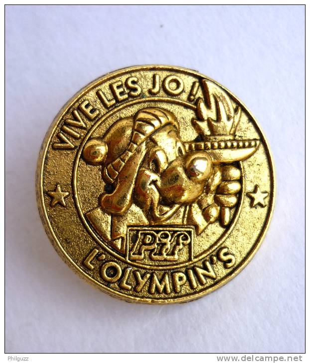 PIN'S PIF - VIVE LES JO  L'OLYMPIN'S - PIF GADGET - Pins