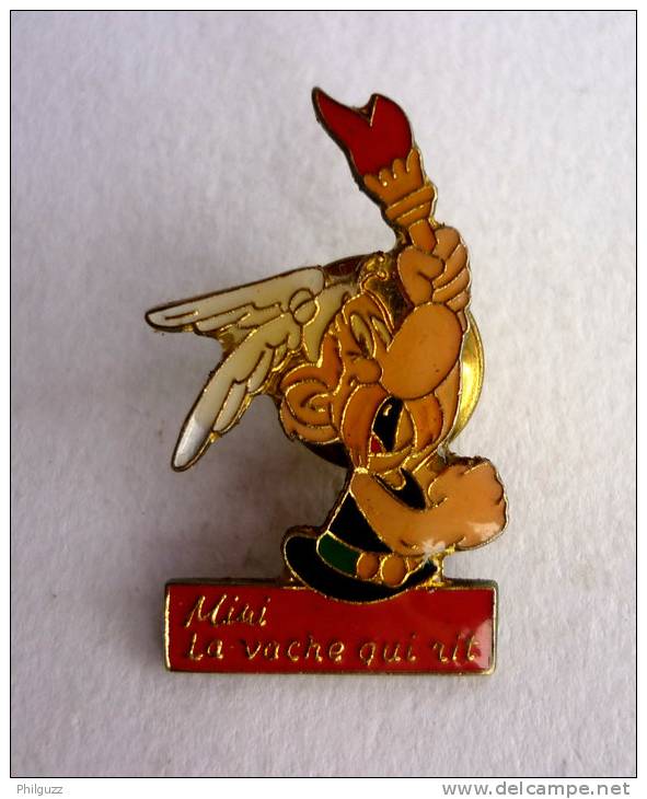 PIN'S ASTERIX LA VACHE QUI RIT  1991 - Pin's