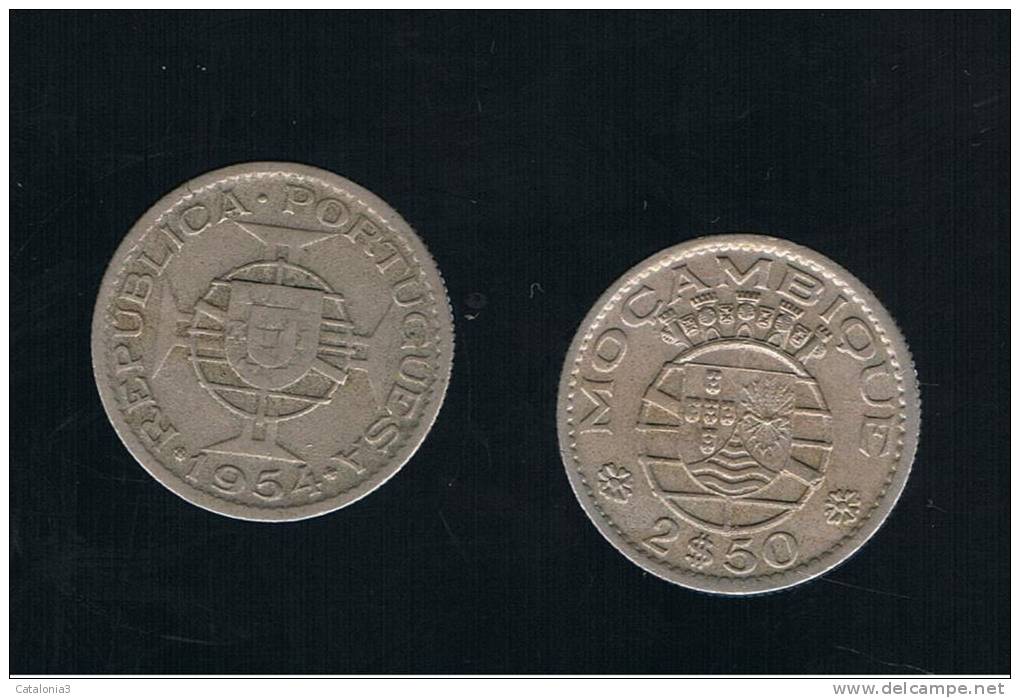 MOZAMBIQUE -  2,5  Escudos 1954  KM78 - Mozambico