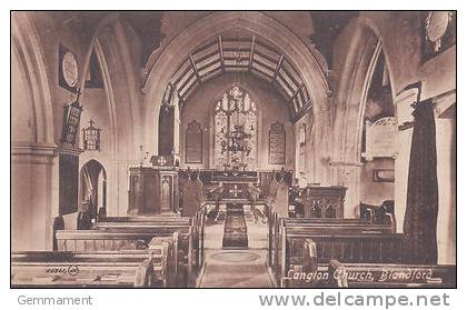 LANGTON CHURCH, BLANDFORD - INTERIOR - Other & Unclassified