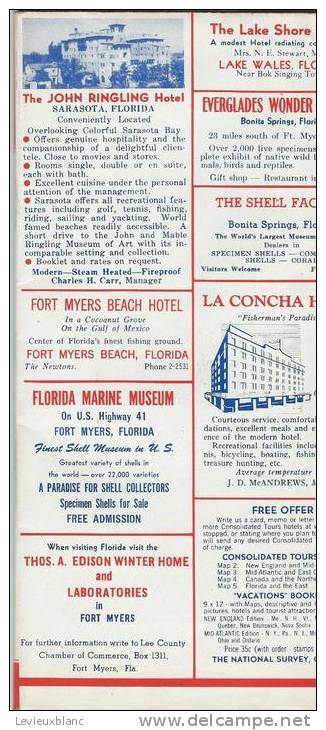 USA/The East / Saint John Hotel / CHARLESTON/Floride/The Hotel Map / 1952          PGC18 - Roadmaps