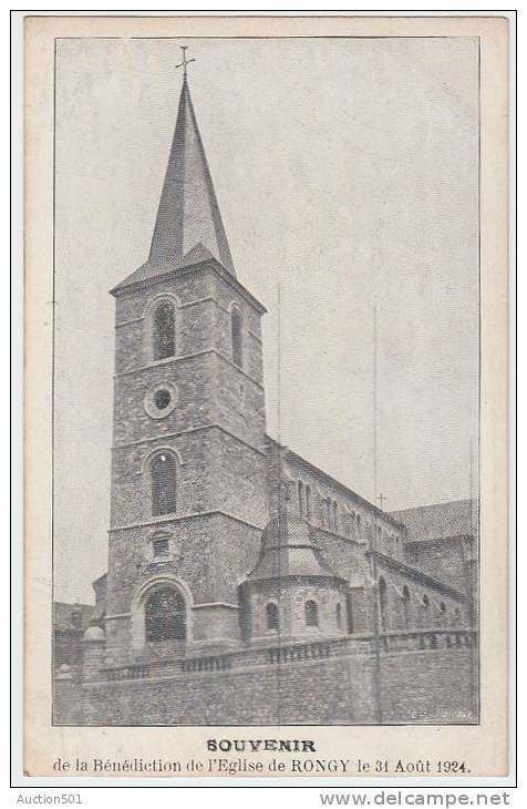 17328g EGLISE De Rongy - 1924 - Brunehaut