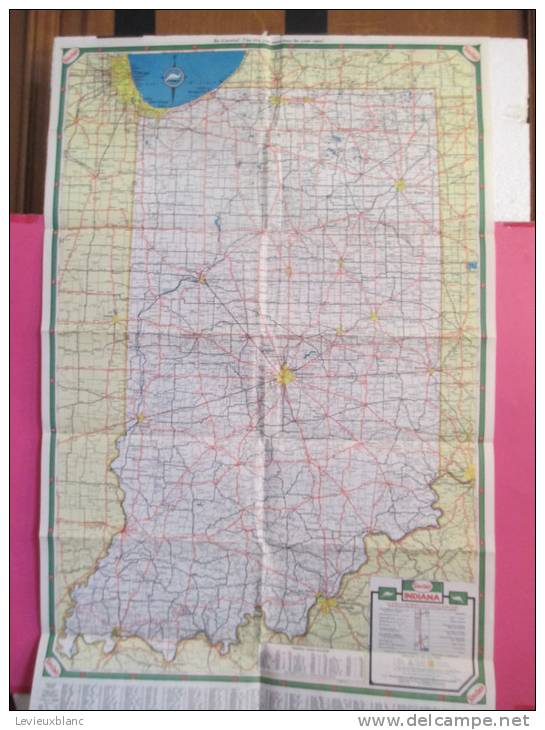 USA/Indiana/Indianapolis / /HC Sinclair Gasoline / 1950          PGC20 - Roadmaps