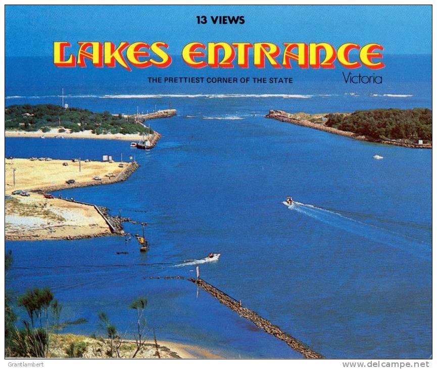 Lakes Entrance, Victoria, 13 View Folder - Rose Co Unused - Gippsland