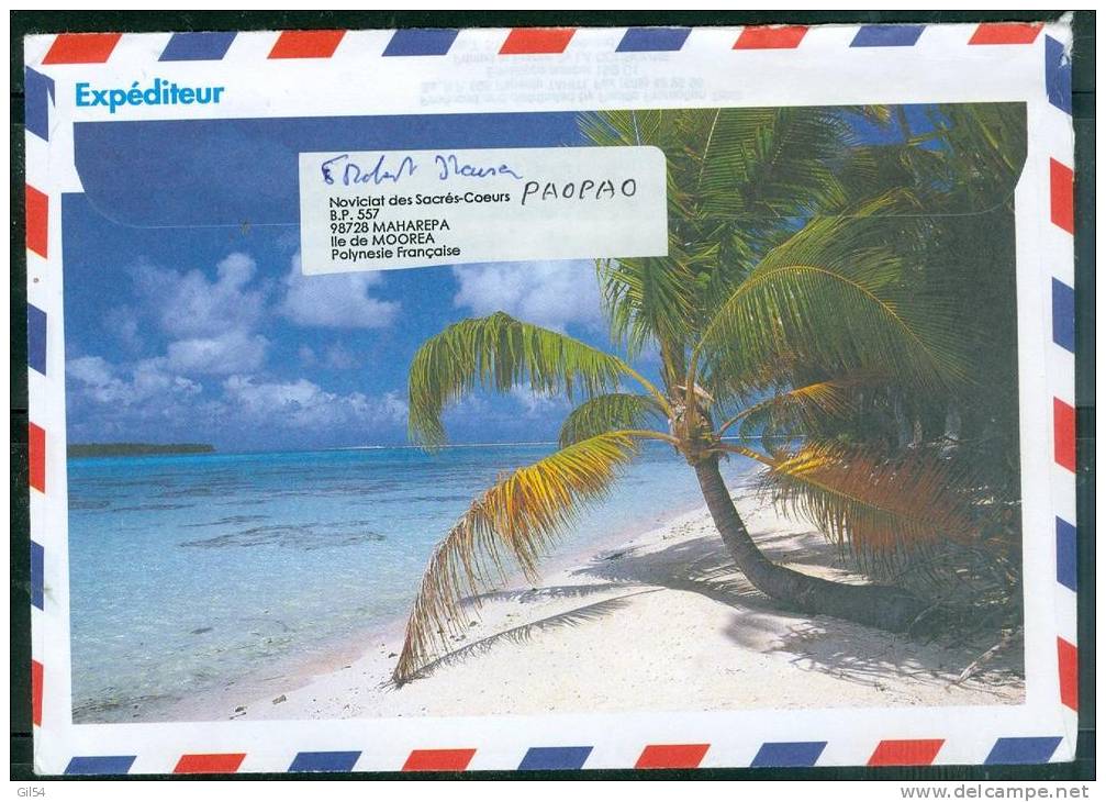 Lettre De Tahiti Oblitéré Piraé En 1997 - Ax5519 - Otros & Sin Clasificación