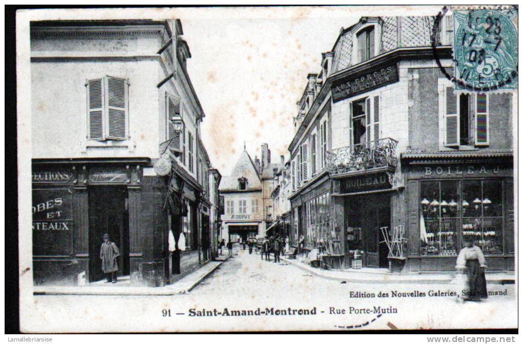 18 - SAINT AMAND MONTROND - RUE PORTE-MUTIN - Saint-Amand-Montrond