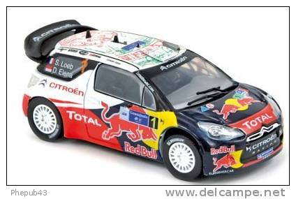 Citroën DS3 WRC - Red Bull - Sébastien Loeb/Daniel Elena - 1st Rally Mexique 2011 #1 - Norev - Norev