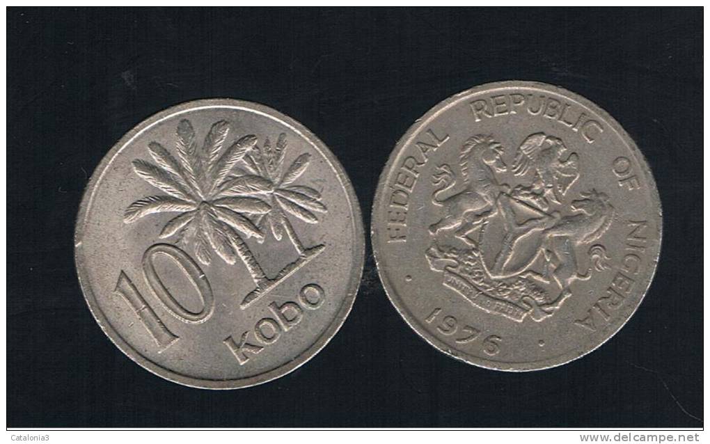 NIGERIA -  10 Kobo  1976  KM10 - Nigeria