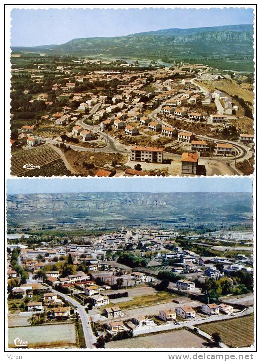 13 - MALLEMORT -  2CARTES , VUE AERIENNE , 1 - Mallemort