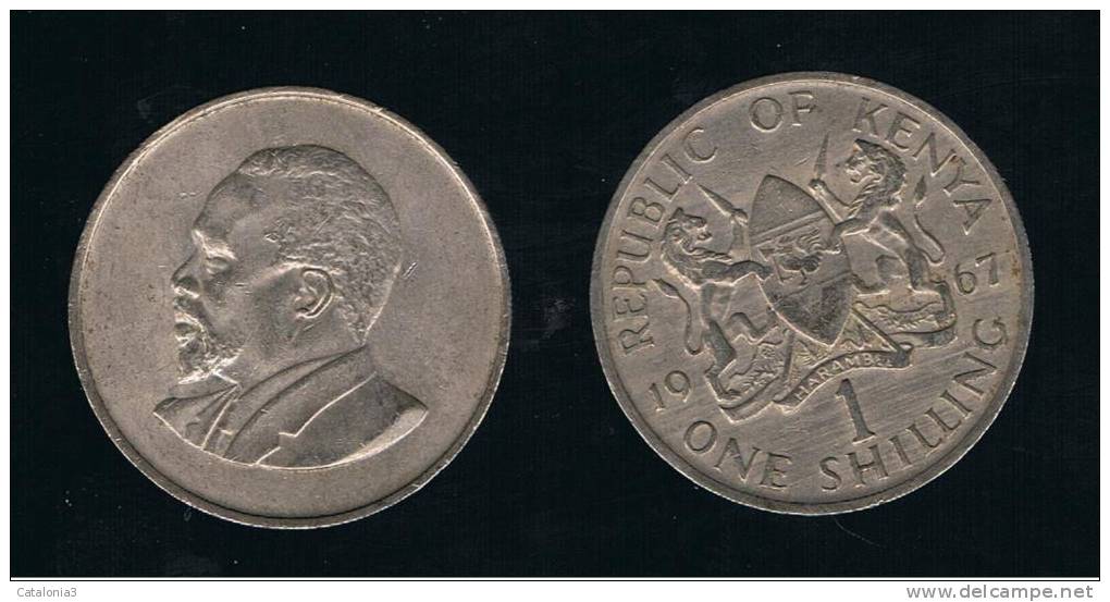 KENYA - 1 Shilling   KM5   -  1966 - Kenia