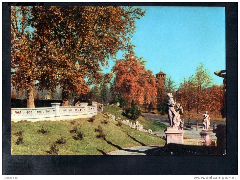 B2428 Torino, Parco Del Valentino - Scorcio - V. 1959 - Ediz. S.C. N 16 Da Fotocolor Kodak Ek. - Castello Del Valentino