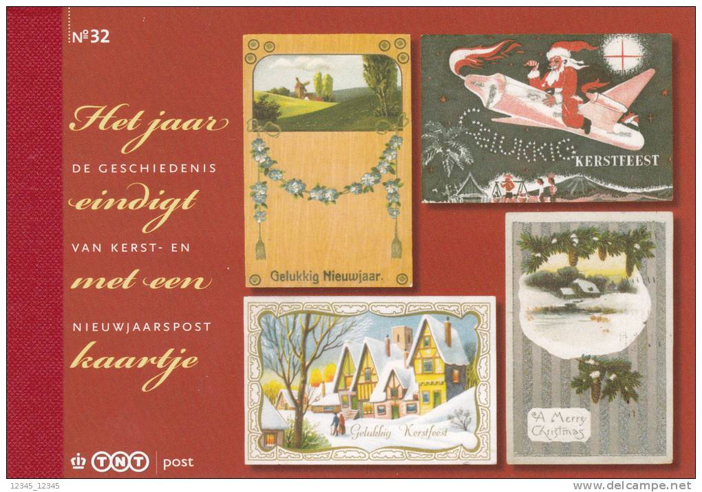 Nederland 2010 Postfris MNH Prestigebooklet 32 Christmas - Carnets Et Roulettes