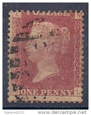 130100972  G.B.  YVERT  Nº  26  PL Nº 8 - Used Stamps