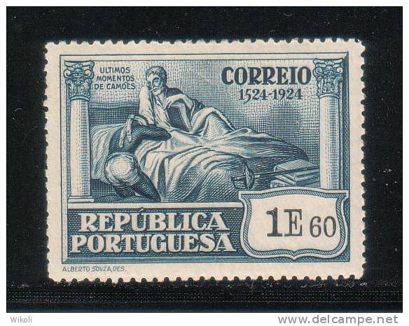 ! ! Portugal - 1924 Luis De Camoes 1E60 - Af. 322 - MH - Ungebraucht