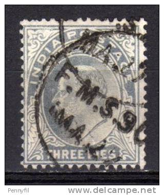INDIA - 1902/09 YT 57 USED - 1902-11 King Edward VII