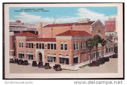 Fl Tampa Masonic Temple 1946 - Tampa